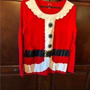 Festive Red Santa Sweater